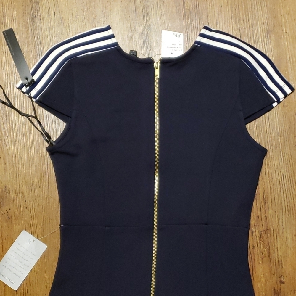 Felicity & coco navy full zip body con dress NWT - Picture 10 of 11